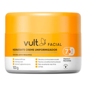 crema hidratante uniformizador vult 100g